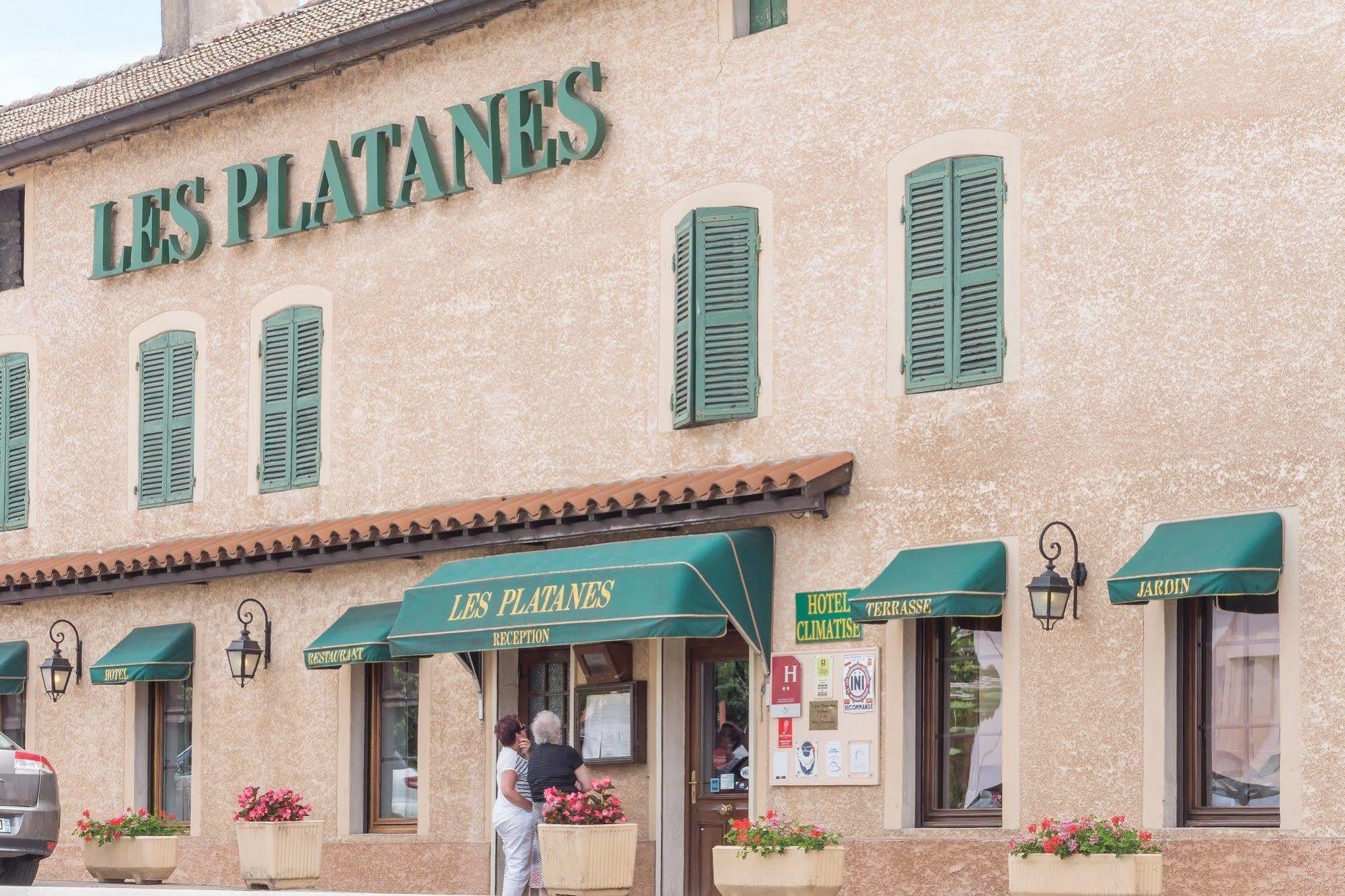 Logis Hotel Les Platanes Reyssouze Ngoại thất bức ảnh
